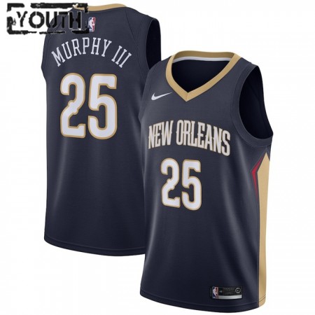 Dres New Orleans Pelicans Trey Murphy III 25 Nike 2022-23 Icon Edition Navy Swingman - Dječji
